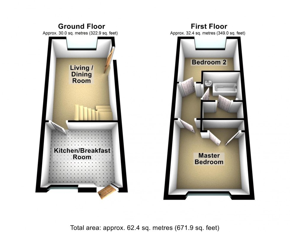 Floorplan for Fraser Close, Burnham-On-Sea