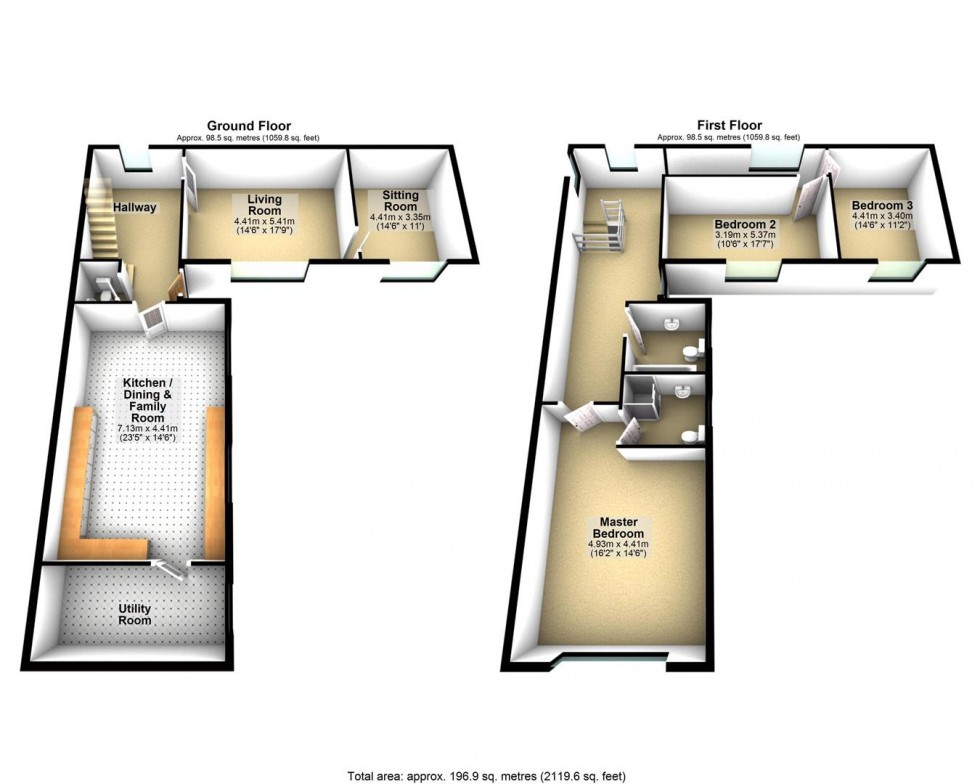 Floorplan for Back Lane, Draycott, Cheddar