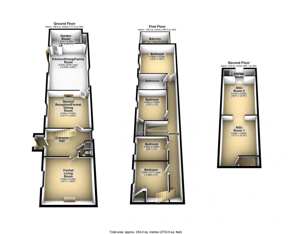 Floorplan for The Street, Draycott, Cheddar