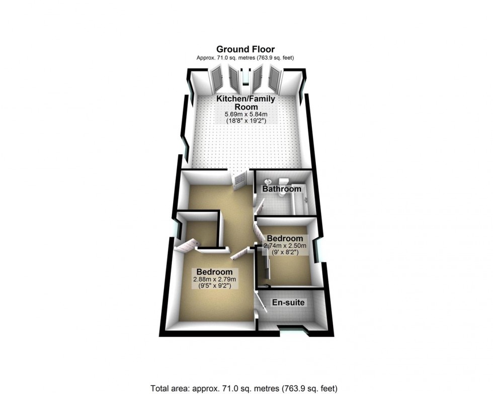 Floorplan for Hewas Water, St. Austell