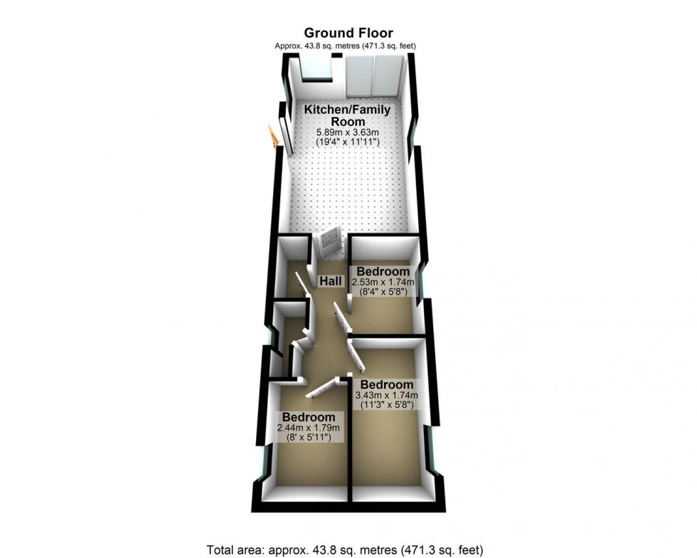 Floorplan for Hewas Water, St. Austell