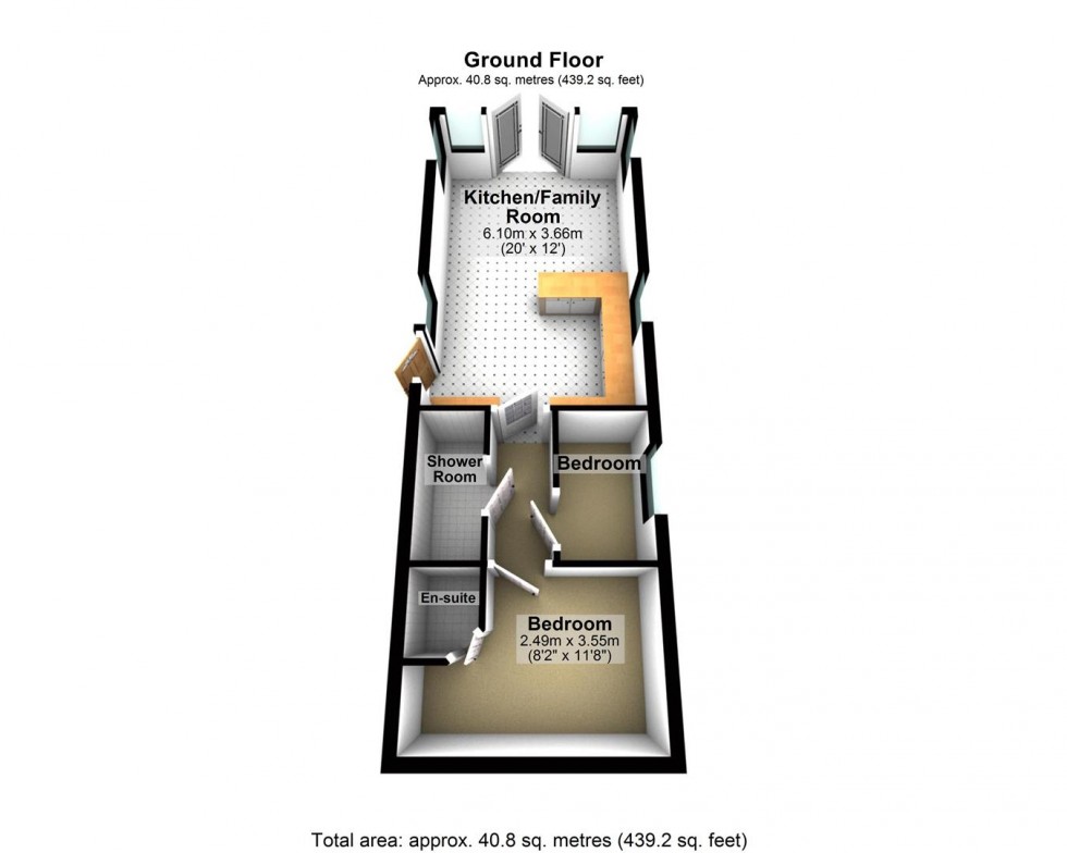 Floorplan for Oaklands Park, Polperro Road, Looe