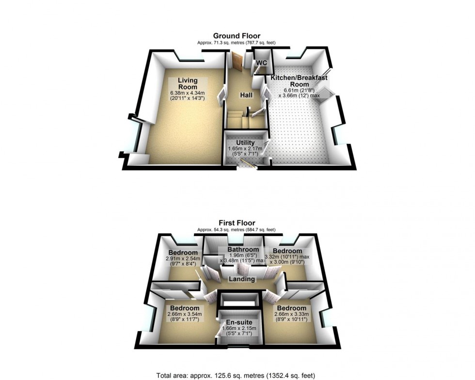 Floorplan for Littlewood Way, Cheddar