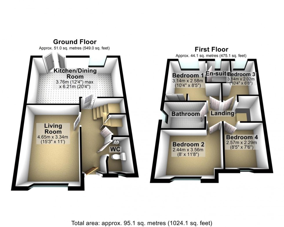 Floorplan for Goosander Grove, Cheddar