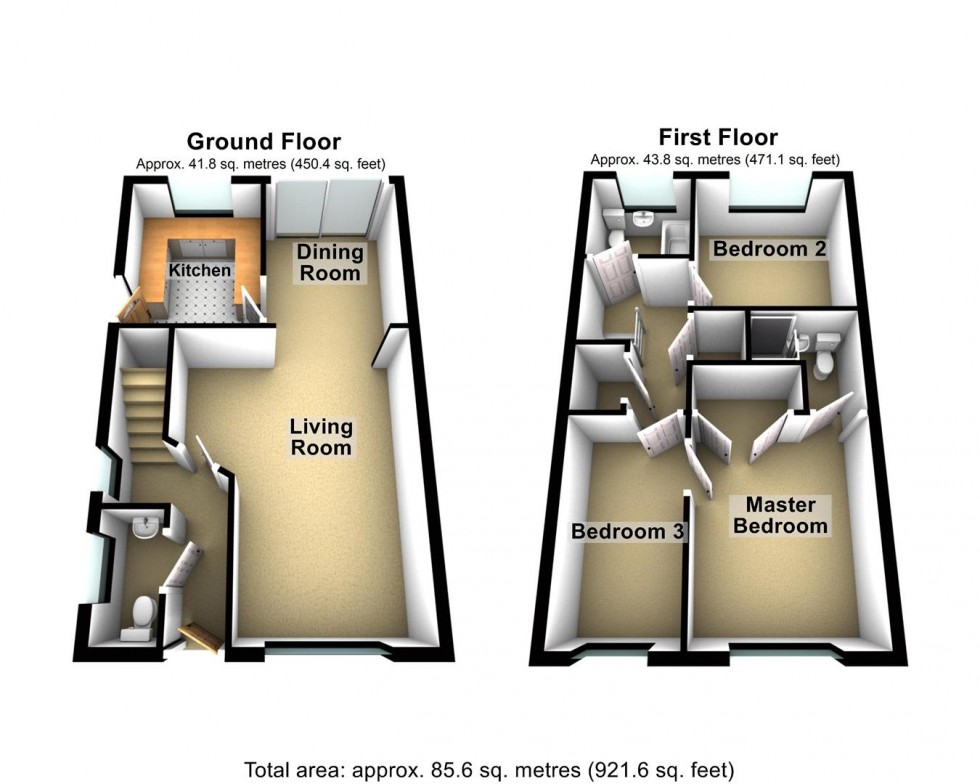 Floorplan for Stroud Way, Weston-Super-Mare