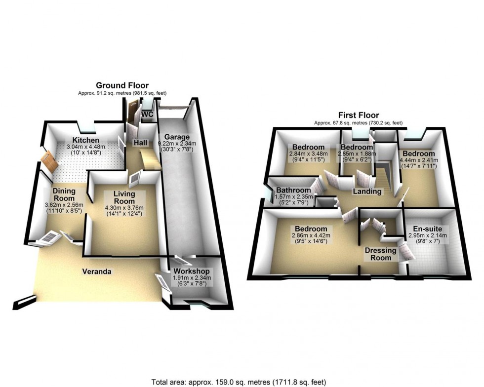 Floorplan for Little Orchard, Cheddar