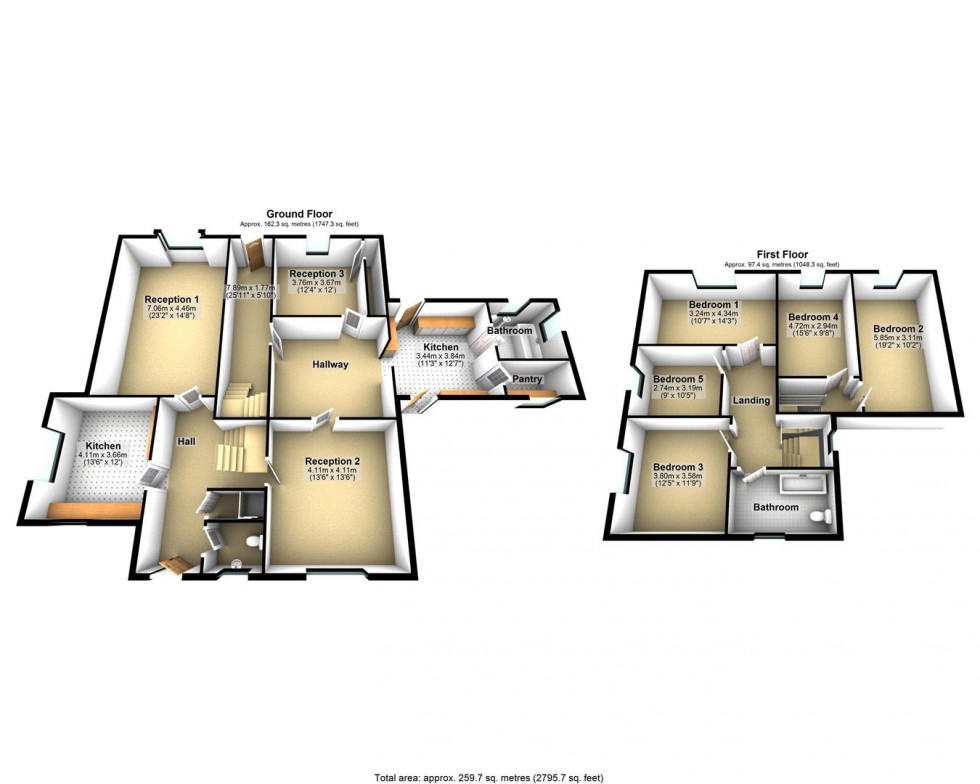 Floorplan for Oakridge Lane, Winscombe