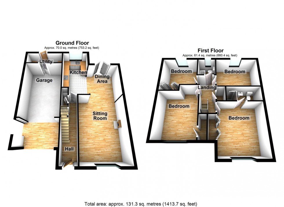 Floorplan for Hopwoods Corner, Cheddar