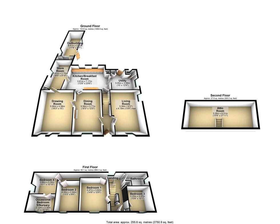 Floorplan for Wells Road, Rodney Stoke, Cheddar