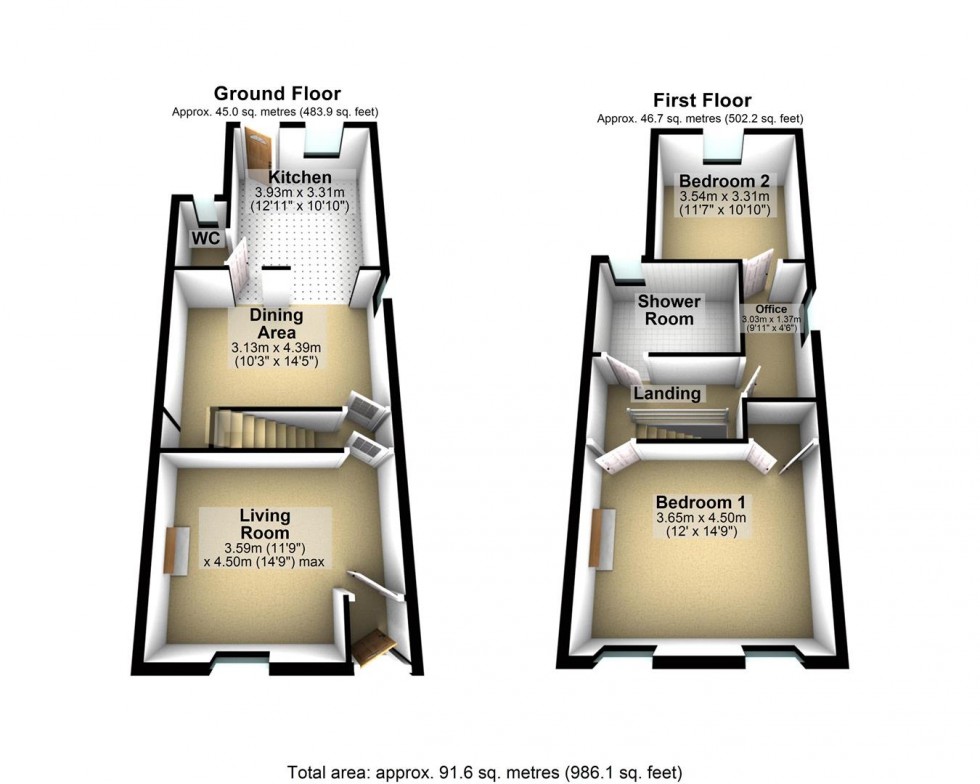 Floorplan for Redcliffe Street, Cheddar