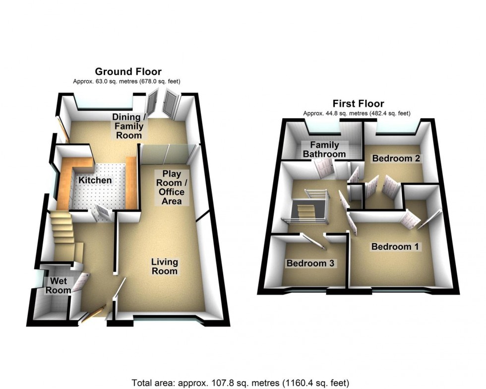 Floorplan for Marlborough Court, Burnham-On-Sea