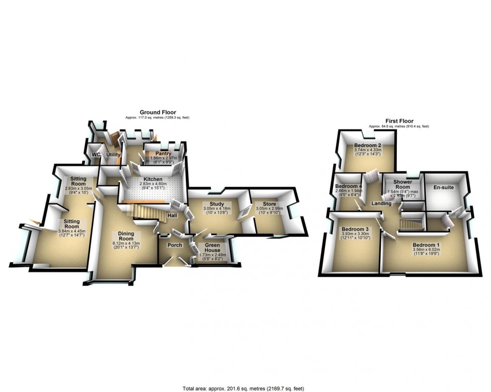 Floorplan for Anstey Way, Instow, Bideford