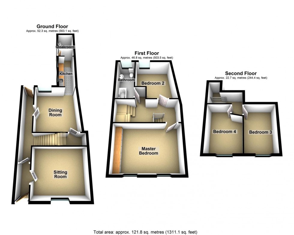 Floorplan for The Square, Axbridge