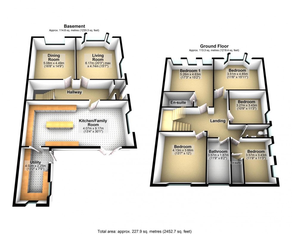 Floorplan for Berrow Road, Burnham-On-Sea