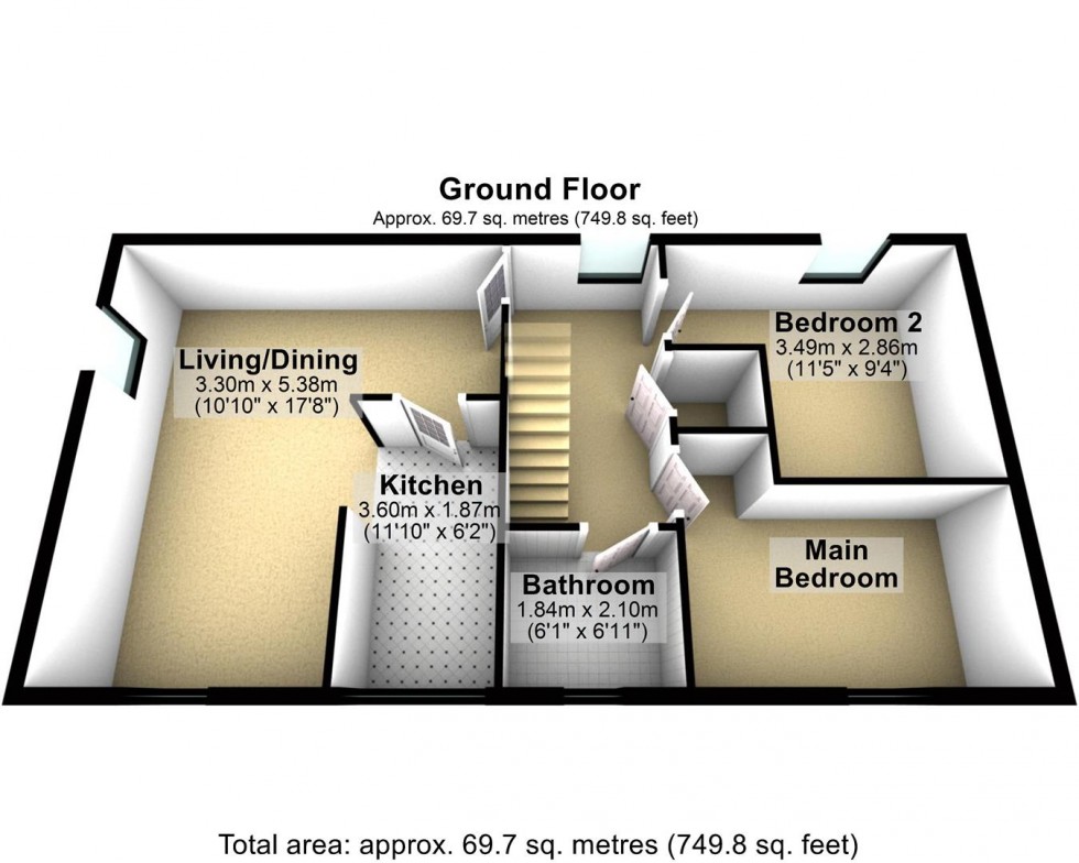 Floorplan for Eyers Road, Weston-Super-Mare